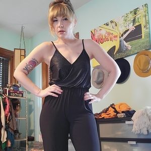 Four Stars Sparkly Jumpsuit